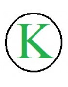 Бусины с буквами разноцветными K